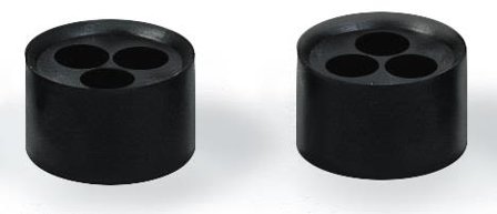 Rutab 1476323 Flerhålspackning M25 3 kablar, 6 mm, Installationsmaterial