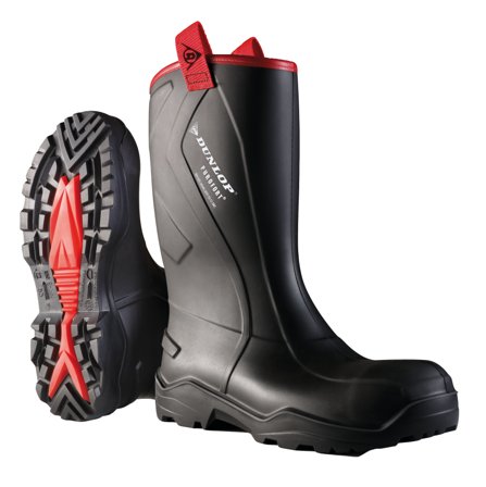 Dunlop Purofort+ Rugged Skyddsstövel svart, S5 39, Skor