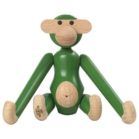 Kay bojesen Mini Vintage-ape, grønn