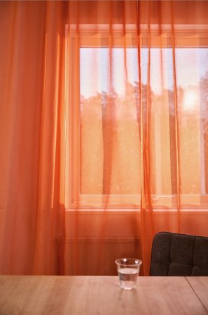 Jotex - Voilegardin Ekstra Bred 1-lengde Rustbrun - ALBA - Kjøp Multifunksjonsgardiner hos Jotex