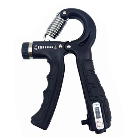 Fjederbelastet tælle-greb kraftig grebsforstærker til fitnesscenter og kontor