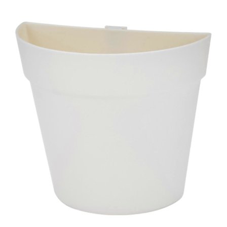 Väggmonterad Blomkruka Halvcirkelformad Plast Växt Planteringskärl