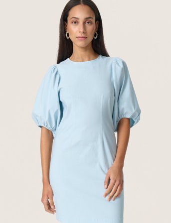 Soaked in Luxury Slzazu Dolore Dress Ss - Blue - L
