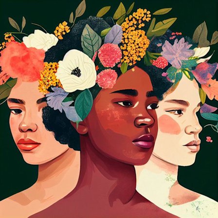 Måla efter nummer Ansikter 30 x 30 cm