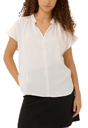 Soaked In Luxury SLParis Blouse Skjortor Dam Vit S