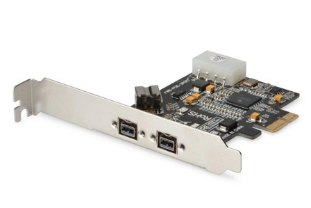 Digitus DS-30203-2 - FireWire-adapter - PCIe - 3 porter