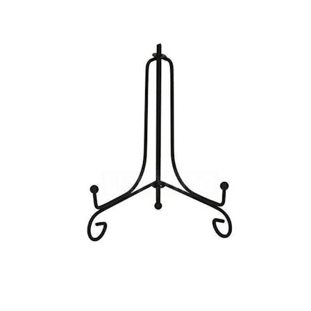 Tallriksställ Järn Display Staffli Foto Bild Skål Fat Bok Hållare Ram Svart 5 Tum