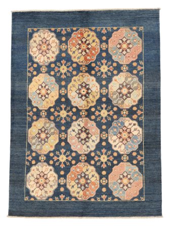 Orientalisk Kazak Fine Matta 144X197 Ull, Afghanistan