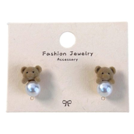 Söpöt sarjakuva korvakorut Kahvi Karhu Korvakorut Naisille Suloiset ja Tyylikkäät Mallit Rentoihin ja Virallisiin Tilaisuuksiin
