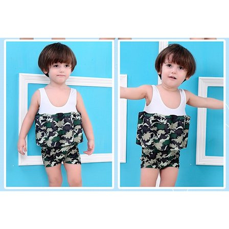 Baby Flytevest En-delt Badetøy med Justerbare Flyteelementer