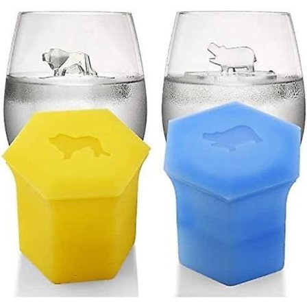 BPA-fri och FDA-godkänd silikonisform, flexibel och lätt att ta ur isbitar, Isbitsform