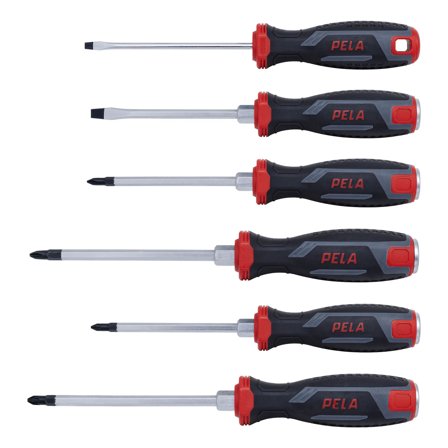 PELA 549455 Skruvmejselsats 6 delar, Handverktyg