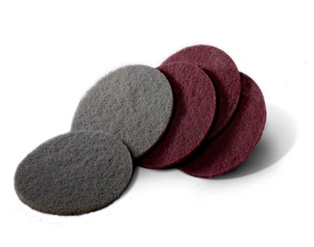 3M Scotch-Brite Clean & Finish Sliprondell 152 mm, S UFN, grå, Maskintillbehör & förbrukning