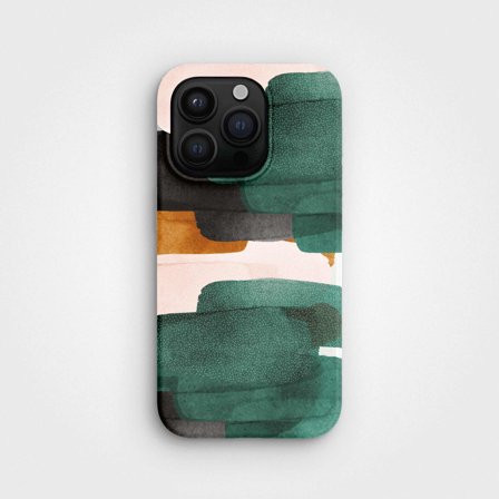 Eco-Friendly PLNTPRTCT Phone Case Teal Blush, Made with Plants, iPhone 15 Pro