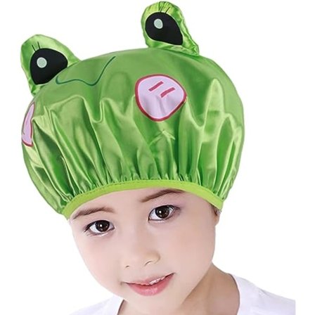 Lasten suihkumyssy (sammakko) Kaksinkertainen vedenpitävä uimalakki pojille ja tytöille