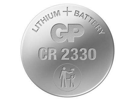 GP Batteri Lithium CR2330 - Lyreco - Kontorsmaskiner > Batterier > Knappcellsbatterier