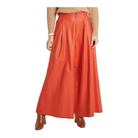 Alysi, Wide Trousers Rood, Dames, Maat:XS