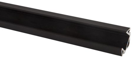 Hide-a-Lite Art Corner Profil 2 m, utan lock och clips Svart, Belysning