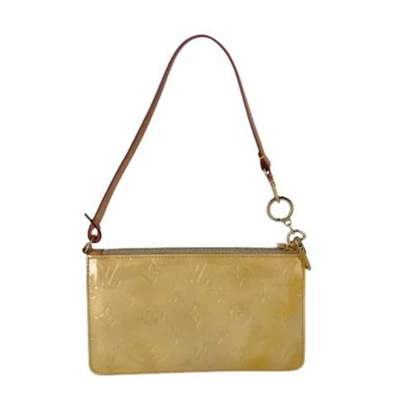 Louis Vuitton Vintage, Pre-owned Leather louis-vuitton-bags Geel, Dames, Maat:ONE Size