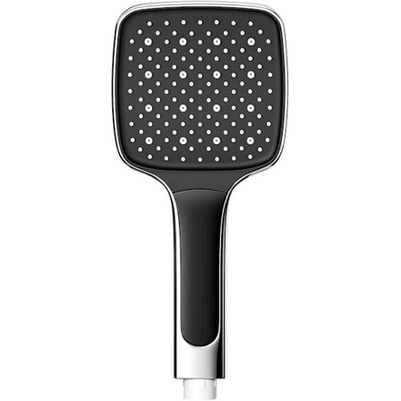 Suuri veden säästö suihkupää, korkeapaineinen käsisuihku, neliö