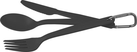 Sea to Summit Cutlery Set Polypropylen Charcoal - Muggar, Tallrikar & Bestick