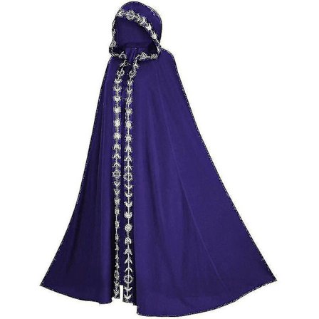 Hooded Cloak Medieval Renaissance 5-color Cloak Halloween Cosplay Costumes Film And Television Cos Costumes Jb5-2-G