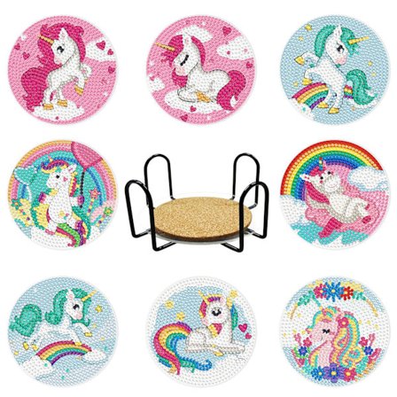 Unicorn Diamond Painting DIY-underlägg