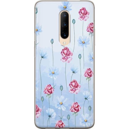 Kompatibel Mobilcover til OnePlus 7 Pro Petal Reverie Sky Blue