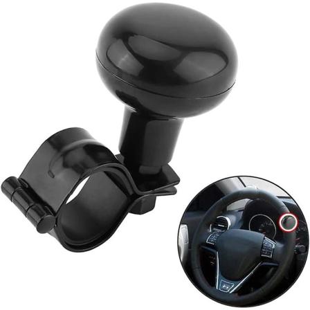 Styrknopp Unrsel Ratthandtag för bil Styrknopp, Svart black