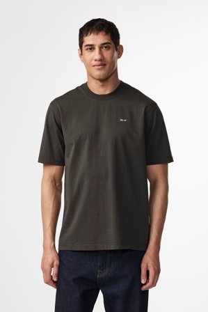 NN.07 Adam T-Shirt Herren Grün Baumwolle