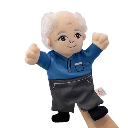 Hånddukke Fingerdukker BESTEFAR BESTEFAR