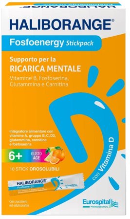 Haliborange Fosfoenergy 10 Stick Orosolubili 15,2g