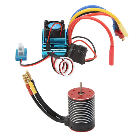 RC Brushless Motor ESC Sæt Professionel Vandtæt Høj Torsion 3650 Brushless Motor 120A ESC Combo Sæt til RC Bil 3600KV