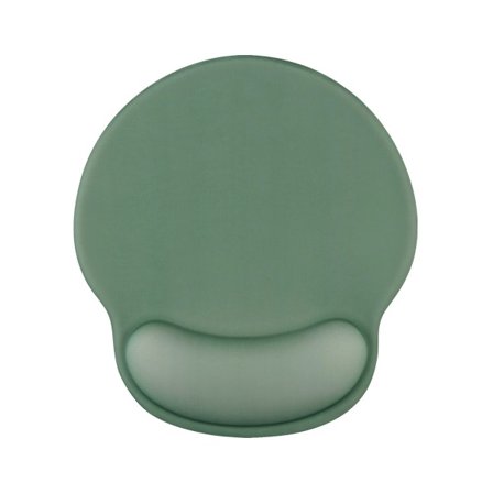 Ergonomisk musmatta med gelhandledsstöd (Mörkgrön)