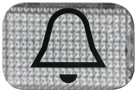 ABB 2TKA000712G1 Fönster för strömställare, med klocksymbol, Strömbrytare & vägguttag