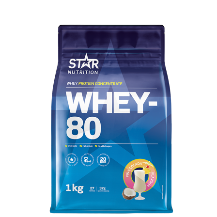 Star Nutrition Whey-80 Vassleprotein 1 kg