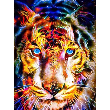 30 x 40 cm ,Leopard Diamond Painting Broderi Diamond Painting