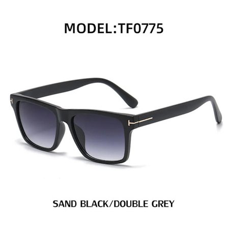 Nytt mode tom brand tf rektangel solglasögon kvinnor män 2022 lyx designer hög kvalitet Ins populära oculos de sol uv400