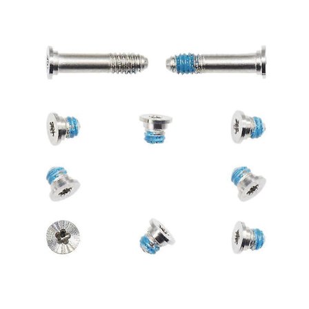 10 set/parti botten skruvar för Air 11 tum 13 tum A1369 A1370 A1465 A1466 bottenhölje skruvar
