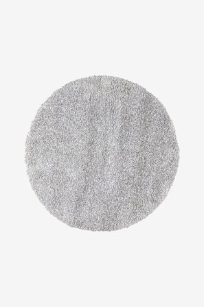 InHouse Group - Matta Aspen, rund - Grå - Lugg & ryamattor - 200 - Från Homeroom