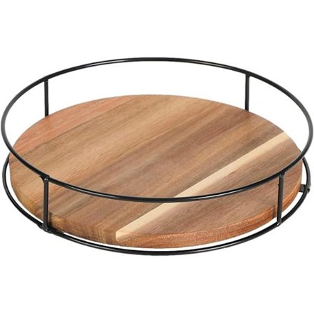 Kjøkkenskap karusell, kjøkkenoppbevaringsstativ, 360 graders rotasjon, karuselloppbevaring, egnet for kjøkken, spisebord, kosmetikkoppbevaring