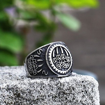 Ring - Norse Mythology - Wolfpaw - Stainless steel - High quality