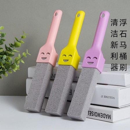 3-pak pimpsten rengøringsstav har ingen død vinkel, stærk dekontaminering og fjernelse af gule pletter, vandlinjerenser, toiletbørste.