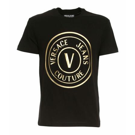 Versace Jeans Couture - T-shirts - Svart - Herr - Storlek: 2xl, Herr, Storlek: 2XL