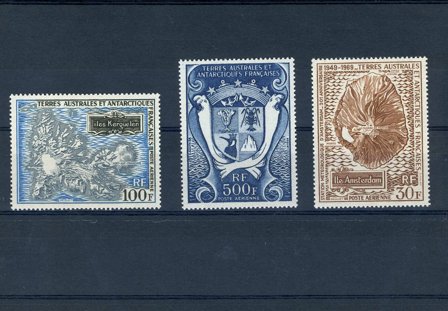 TAAF - Fransk antarktis Terr. - Luftpost - Årgang 1970 - Postfrisk