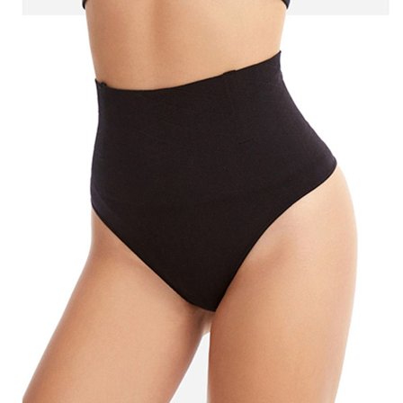 Kvinder Sexy Seamless Thong Shaper SORT 2XL