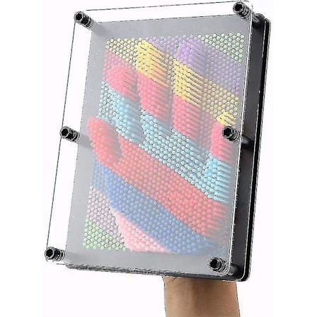 3D Pin Art Brädspel Fiktion Pin Art Inspirerar Fantasi Stora Bordsspel Utmaning Sensorisk Skulptur Pin Craft Leksaker För Barn Och Vuxna