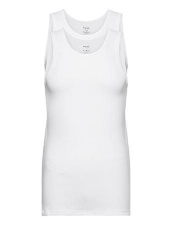 Originalribtank2-Pack Gots T-shirts Sleeveless Hvit Resteröds