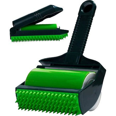 Stick It Roller, Stick It Roller Pet Hårborttagningsmedel, Återanvändbara tvättbara Stick It Rollers för husdjurshår, kläder, bilstolar gröna qd bäst
