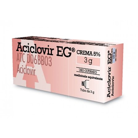 Aciclovir Eg Crema Dermatologica 3g 5%